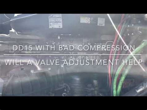 dd15 compression test|DD15 with bad compression, white smoke, can we save it with a .